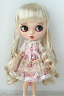 JD337 1/8 1/6 1/4 1/3 Long Pony Braids synthetic mohair BJD wigs OB11 YOSD MSD SD DOD Blythes Doll accessories