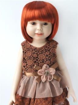 BOBO Doll wigs JD256 11-12 inch 28-30 CM Short BOBO Cut Synthetic mohair Resin doll wig