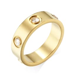 2025 Stainless Steel Ring With Stone full Crystal For Woman Girl woman rings