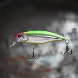1 Pcs Small Lures for Minnow Fishing Lure Japanese Style Bait 4.5g 52mm Slowly Sinking Minnow Mini Hard Bait for Perch Trout