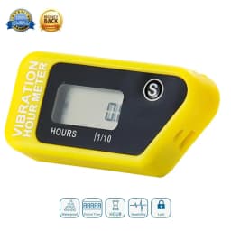 Waterproof Resettable LCD Wireless Vibration Hour Meter For Chainsaw Pit Bike Dirt Quad Bike Lawn Mower Snowmobile ATV Marine Mo