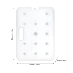 1100ml-2000ml Cool Cooler Freezer Recyclable White Fresh Keeping Slim Ice Pack Safe And Durable Keep Food Fresh For Picnics 1pcs