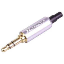 10pcs Stereo 3.5mm Connectors with Protecting Tail Gold Plated 3 Poles Plug 3.5mm Jack Male Connector Earphone Jack DIY