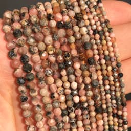 2 3 4mm Faceted Lapis Lazuli Gem Beads Natural Loose Stone Beads for Jewelry Making DIY Bracelet Earrings Accessories 15''Inches