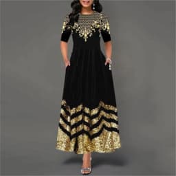 Women New Loose Boho Vintage Ruffles Befree Spring Elegant Party 5XL Dress Large Big Summer Party Maxi Dresses
