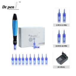 Dr Pen Ultima A1 Microneedling Professional Derma Pen A1 Wireless Button 5 Levels Adjustment Scars Stretch Marks Helpful