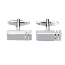 High quality metal Cufflinks Hand carved laser smooth Cuff-links Golden Silvery Black cuff button  Successful men's jewelry gift