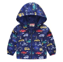 Infant Fashion Jackets Boys Stripe Winter Down Coat 2025 Baby Wear Kids Warm Outerwear Hooded For 2-7 Yrs Children Clothes