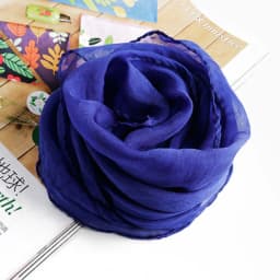 Korean Solid Color Chiffon Square Silk Scarf 70x70CM Summer Sunscreen Thin Transparent Gauze Neck Protection Woman's Shawl P71