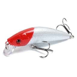 1PCS Laser Hard Crankbait Slow Sinking Fishing Lures 7cm 8.2g Pesca Japan Artificial Plastic Bait Wobbler Pike Fishing Tackle
