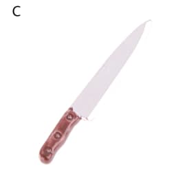1:12 Dollhouse Miniatures Metal Knife Model Mini Kitchen Accessories Toys
