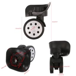 4PCS Luggage 360 Swivel Wheel Replacement Suitcase Caster Repair Accessory Luggage wheels for suitcases