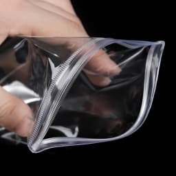 50pcs PVC Self Sealing Plastic Jewelry Zip Lock Bags Thick Clear Ziplock Earrings Packaging Storage Bags Universal Pouches