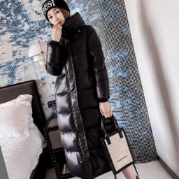 2026 Winter Long Down Jacket Women's Fashion Thick Cotton Parkas Outwear Plus Size 4XL Loose Windproof Hooded Snow Coat Female