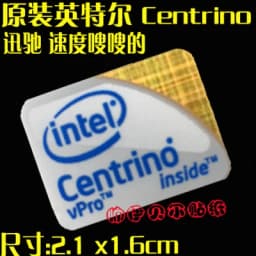 DIY Sticker Decoration Original Second And Third-Generation Cpu i3 i5 i7 Laptop Personality Label