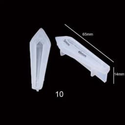Quartz Shard Crystal Silicone Mold Point Mould Epoxy Resin UV Resin Craft Supplies UV Resin Epoxy Mold DIY Jewelry Pendant