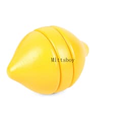 Simulation Magnetic Montessori Fruit Play House Strawberry Watermelon Banana Durian Seasoning Baking Toy Wooden Educational Toys