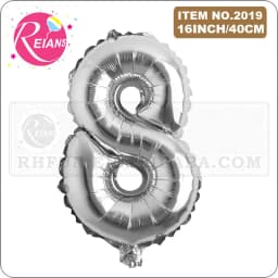 16 Inch Silver Alphabet Number Letters Balloons Birthday Party Decorations Kids Foil Balloon New Year Party Wedding Decoration