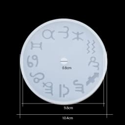 5Style Classic Clock Silicone Molds Arabic Numeral Clock UV Epoxy Resin Mold for DIY Handmade Carfts Home Decoration Accessories