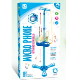 Children Dual Microphone Adjustable Karaoke Singing Machine Musical Instruments Toy Children Educational Loudspeaker Toys Gifts
