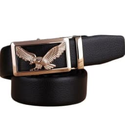 business mens belts luxury 2020 strap formal cinto eagle 180 automatic buckle big size 140 cm 150 160 girdle 170 fiber leather
