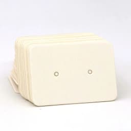 100 PCS 2.5*3.5cm Rectangle Black White Blank Kraft Paper Jewelry Holder Earring Cards Label Tags DIY Accessories Wholesale