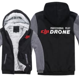 DJI Pilot Drone Hoodies Men Cool Thicken Winter DJI Phantom Mavic Sweatshirt Pullover Mans Coat
