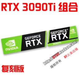 Original RTX 3090TI 3080TI 3070 3060 Desktop Sticker Laptop Graphics Card Label