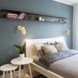 Adjustable Wall Lamp Nordic Brass LED Sconce Golden Bedroom Bedside Porch Home Decor Lighting or Store Shop Decors Spotlight