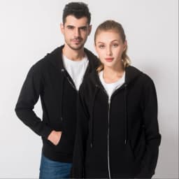 YOTEE 2020 Autumn and Winter Thick Trend LOGO Custom Sports Zipper Hoodie