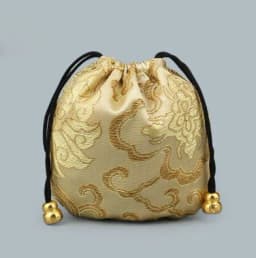 12pcs 11x11cm Silk Drawstring Pouch Bag for Necklace Bracelet Beads Jewelry Packaging Christmas Wedding Gift Organizers Pocket