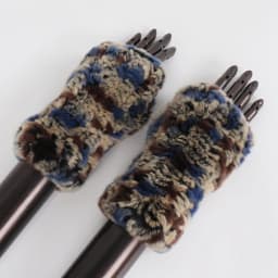 New Women 100% Real Genuine Knitted Rex Rabbit Fur Mittens Winter Warm Lady Real Fur Fingerless Gloves Handmade Knit Fur Mitten