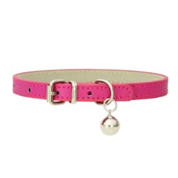 Cute Cat Collar Solid Faux Leather Adjustable Pet Collars with Bells Cats Products for Pets Dog Accessories