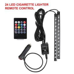 Universal Car RGB Ambient Lights LED Strips Interior Lamps 8 Colors Decorative Off Road 4x4 SUV Automobile Accessories Smart 12V
