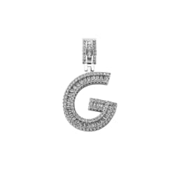 JINAO 2021 NEW Baguette Rectangular Zircon Letters Pendant High Quality Iced Out Charm AAA+CZ Necklace With 4mm Tennis Chain