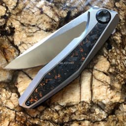 2 Pieces CF Carbon Fiber Black Marble with Resin for DIY Knife Handle Material Copper Powder Compression Patch Plate 130X40X4mm