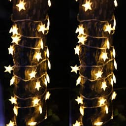 10M 80LEDs Star LED String Lights Christmas Garland Battery USB Powered Wedding Party Curtain String Fairy Lamps For Home