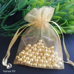 1000pcs Small Plain Organza Bags Drawstring Pouch Jewelry Packaging bag Drawable Birthday party Wedding Gift bags Candy Pouches
