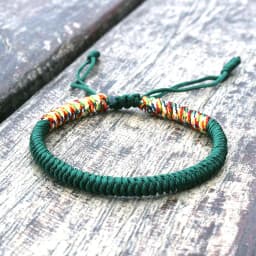 New Men Bracelet Tibetan Buddhist Handmade Braided Adjustable King Kong Knot Rope Chain Bracelets & Bangles Male Lucky Jewelry