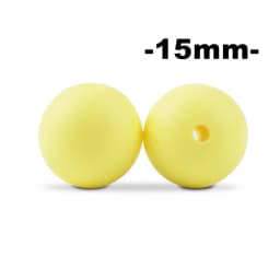 LOFCA 20Pcs Silicone Bead 15MM Food grade silicone beads Used in jewelry making Necklace Bracelets Keychain Jewelry accessories