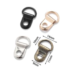 10 Sets D Ring Buckle for Repair Bags Hiking Climbing Boots Practical Repair Buckles DIY Craft Bag Metal Decorative Accessories