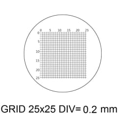 Eyepiece Micrometer Diameter 19mm Optical Glass Cross Ruler Net for Biogolical Microscope 23.2mm Ocular DIV 1 0.1 0.05 0.2 mm