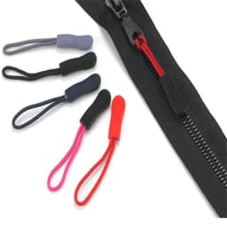 10Pcs/Set Rope Zipper Pull Bag Tactical Backpack End Rope Tag Fixer Zip Cord Accessories Zipper Head Cord Strap Lariat Slider