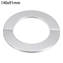 1Pcs Stainless Steel Water Pipe Wall Covers Self-Adhesive Shower Faucet Decorative Cover Chrome Finish Bathroom Accessories