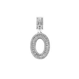JINAO 2021 NEW Baguette Rectangular Zircon Letters Pendant High Quality Iced Out Charm AAA+CZ Necklace With 4mm Tennis Chain
