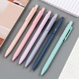 6pcs/lot Morandi Color Mechanical Pencil for School Students Pure Color 0.5mm/0.7mm