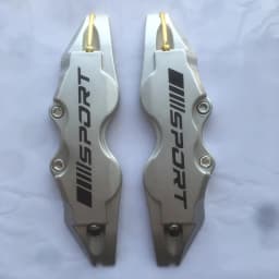 2or4 PCS /Set  ABS Plastic Disc Brake Caliper Cover Car Styling With  Sport/// Sticker For BMW FOR BENZ For AUDI All Car Models