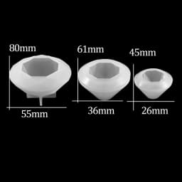 1Pcs Diamond Epoxy Resin Molds Mixed Size Casting Silicone UV Resin Molds For DIY Jewelry Making Findings Supplies Accessories