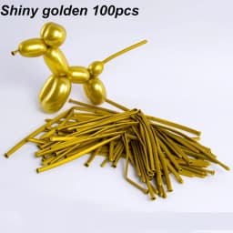 100pcs 260 Magic Strip Balloon Long Pearl Metal Latex Balloons Thick Metallic Inflatable Balloon Birthday Toy Party Decoration
