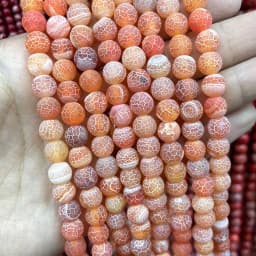 4 6 8 10 MM Natural Colorful Agates Round Loose Stone Beads For Jewelry Making Charm Diy Bracelet Necklace Earrings Material